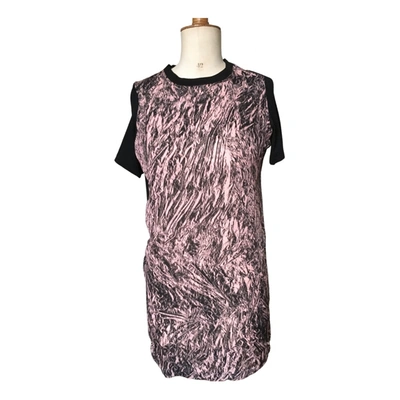 Pre-owned Alexander Mcqueen Silk Mid-length Dress In Multicolour