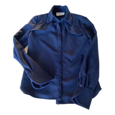 Pre-owned Ba&sh Shirt In Blue
