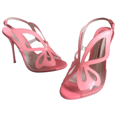 Pre-owned Sophia Webster Patent Leather Sandals In Pink