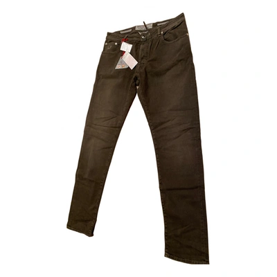 Pre-owned Jacob Cohen Trousers In Brown
