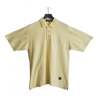 Pre-owned Versace Polo Shirt In Yellow