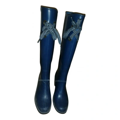 Pre-owned Marc Jacobs Wellington Boots In Blue