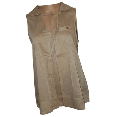 Pre-owned Marc By Marc Jacobs Blouse In Beige