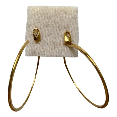 Pre-owned Michael Kors Silver Earrings In Gold