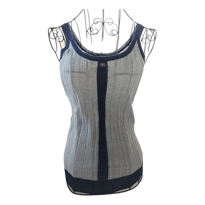 Pre-owned Chanel Camisole In Grey