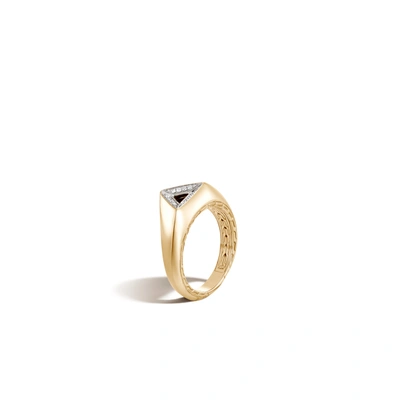 John Hardy Tiga Signet Ring Rgx90052992di In White Diamond