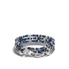 John Hardy Men's Sterling Silver Classic Chain Multi Stone Transformable Wrap Bracelet In Lapis Lazuli