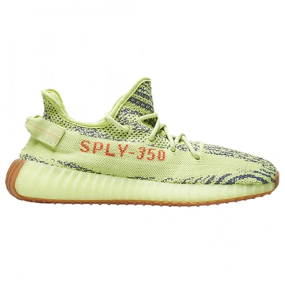 Pre-owned Yeezy X Adidas Boost 350 V2 Cloth Trainers In Yellow