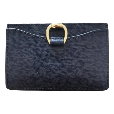 Pre-owned Ralph Lauren Leather Purse In Blue