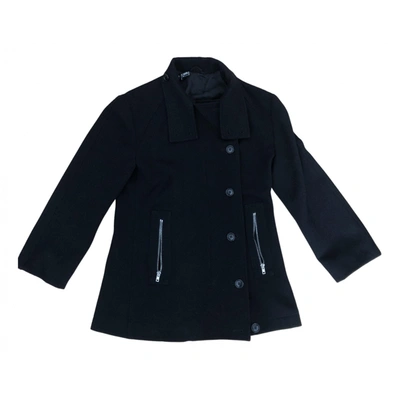 Pre-owned Miu Miu Wool Jacket In Black