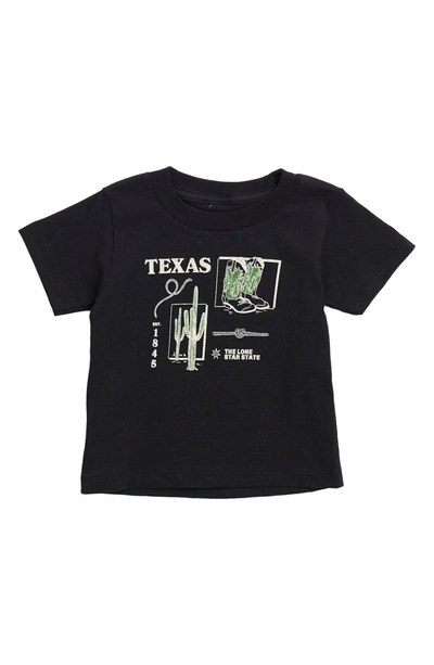 Kid Dangerous Kids' Texas Squares Graphic T-shirt In Black