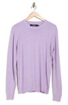 X-ray Crew Neck Knit Sweater In Lilac