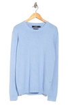 X-ray Crew Neck Knit Sweater In Pastel Blue