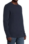 Soul Of London Textured Sweater In Blue