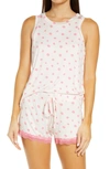 Honeydew Intimates All American Shortie Pajamas In Petal Pink Lips