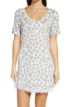 Honeydew Intimates All American Sleep Shirt In Snow Leopard