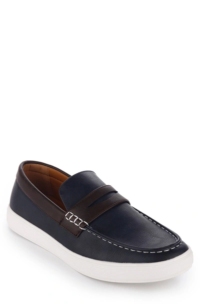 Aston Marc Casual Slip-on Sneaker In Navy