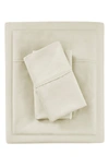 Beautyrest 1000 Thread Count Temperature Regulating Antimicrobial 4 Piece Sheet Set In Ivory