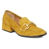 Saint G Jenny Block Heel Loafer In Mustard