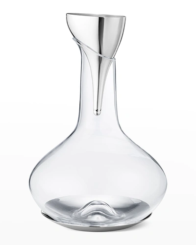 GEORG JENSEN STAINLESS STEEL SKY WINE AERATING FUNNEL FILTER,PROD245400184