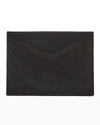 Il Bisonte Men's Leather Card Case In Black