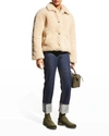 Rag & Bone Hesper Front Fastening Jacket In Beige