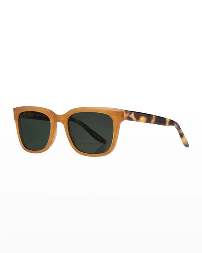 Barton Perreira Men's Chisa Sunglasses In Golden Honey