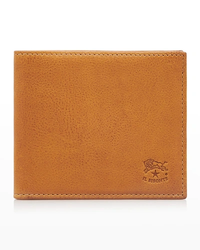 IL BISONTE MEN'S VINTAGE LEATHER WALLET,PROD243370018