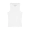 Citizens Of Humanity Ribbed Tank Isabel Fitted Sleeveless In White
