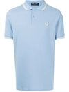 FRED PERRY TWIN TIPPED COTTON POLO SHIRT