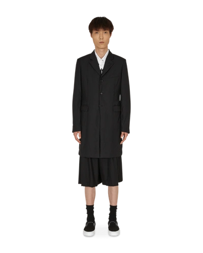 Comme Des Garcons Black Suiting Coat In Black