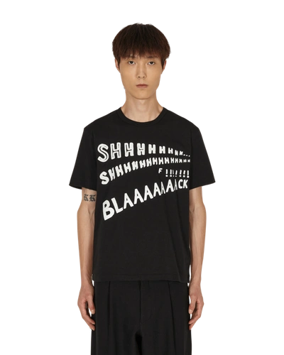 Comme Des Garcons Black Philip Pagowski T-shirt In Black