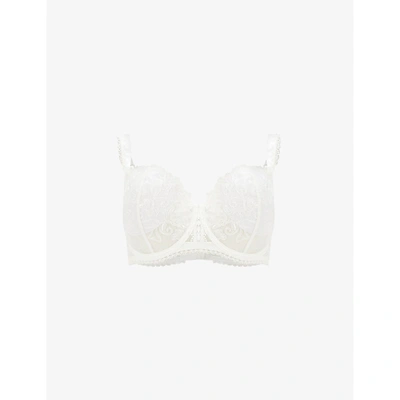 Aubade Toujours Stretch-lace Half-cup Bra In Opale