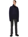 OAMC DARK BLUE SWEATER WITH COLLAR,OAMT751167/OTY20002A/401