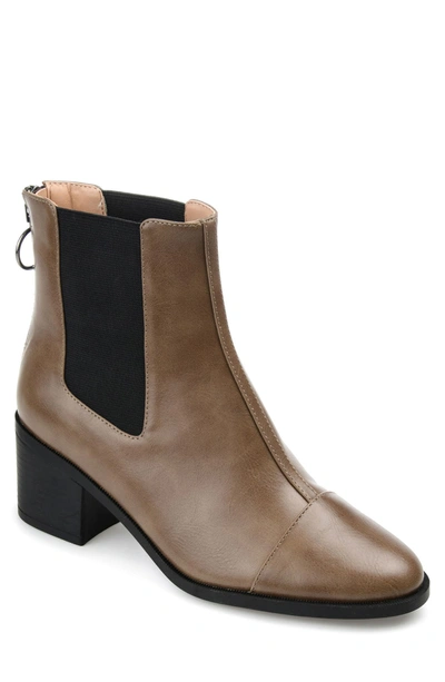 Journee Collection Comfort Foam Nigella Bootie In Brown