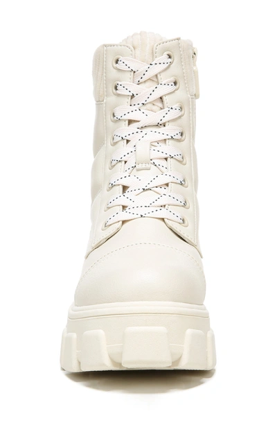 Circus By Sam Edelman Darren Quilted Combat Boot In Modern Ivory