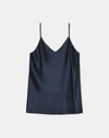 Lafayette 148 Plus-size Silk Charmeuse Bias Tank In Blue