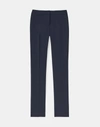 Lafayette 148 Petite Finesse Crepe Barrow Pant In Blue