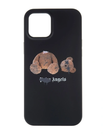 Palm Angels Black Iphone 12 Pro Max Case With Star Eyes Teddy Print