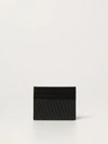 FENDI CREDIT CARD HOLDER IN LEATHER WITH FF LOGO,343630002