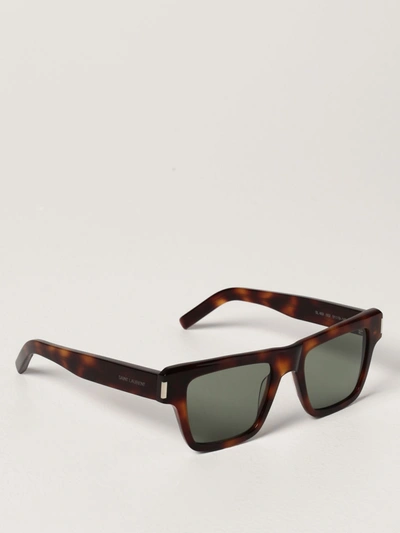 Saint Laurent Sunglasses In Acetate In Brown