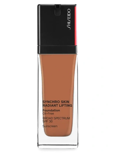 Shiseido Synchro Skin Radiant Lifting Foundation Broad Spectrum Spf 30 Sunscreen In 450 Copper