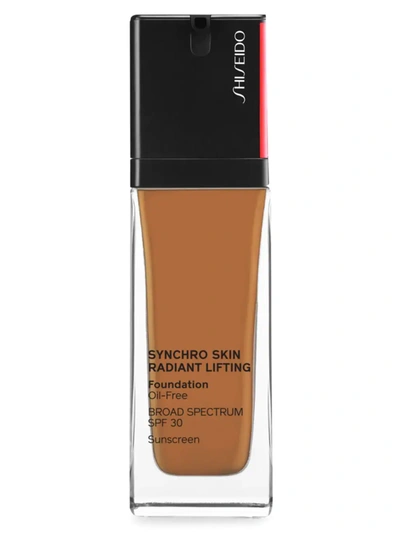 Shiseido Synchro Skin Radiant Lifting Foundation Broad Spectrum Spf 30 Sunscreen In 440 Amber