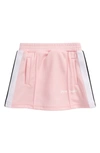 Palm Angels Girls Pink Kids Logo-print Elasticated-waist Woven Mini Skirt 4-12 Years 12 Years In Pink White