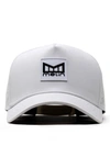 Melin Hydro Odyssey Stacked Water Repellent Baseball Cap In White