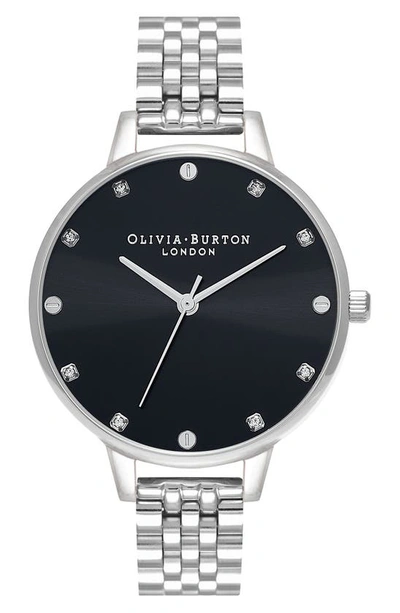 Olivia Burton Timeless Classic Bracelet Watch, 34mm In Black