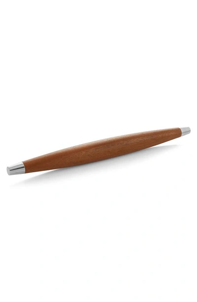 Nambe Novo French Rolling Pin In Wood,silver