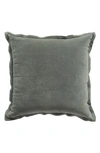 Nordstrom Velvet Accent Pillow In Green Balsam
