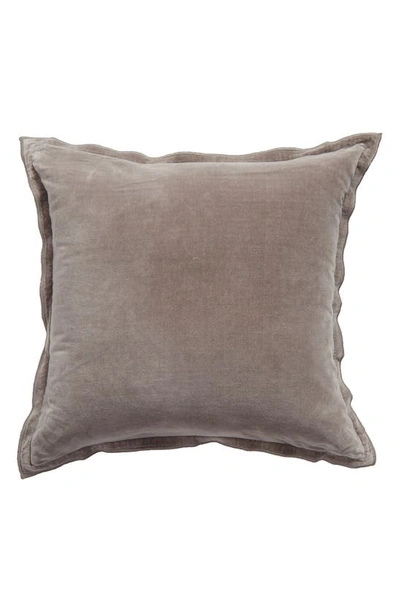 Nordstrom Velvet Accent Pillow In Grey Nickel