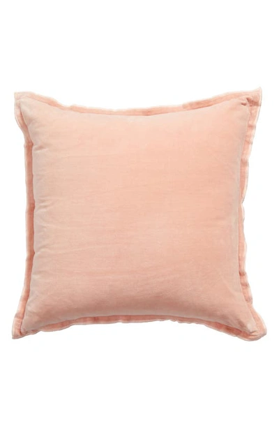 Nordstrom Velvet Accent Pillow In Pink Misty